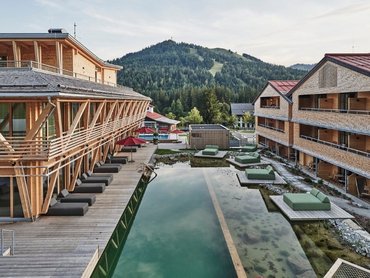 Neubau des Wellnessbereich Mountain Spring Spa
